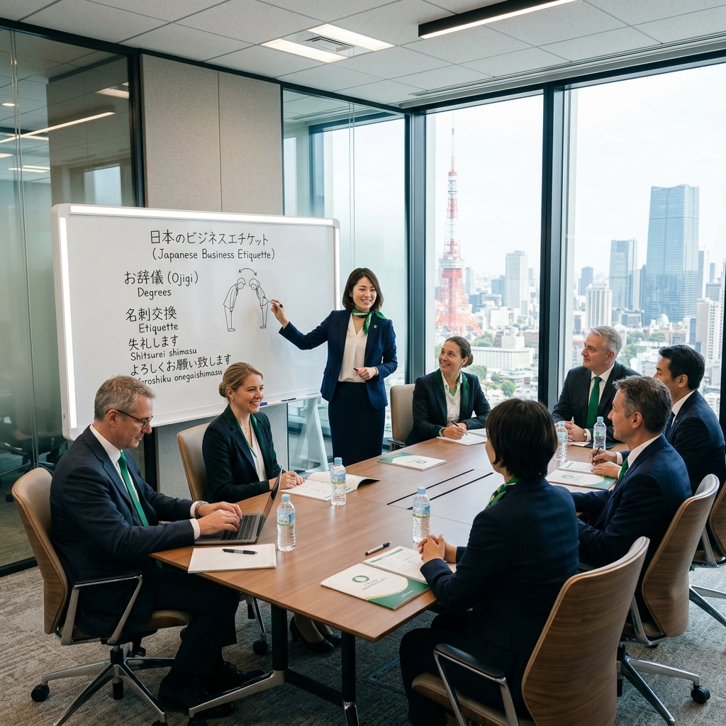 企業語学研修：日本語教師派遣